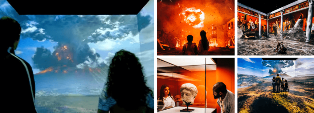 Immersive Ausstellung Die letzten Tage von Pompeji